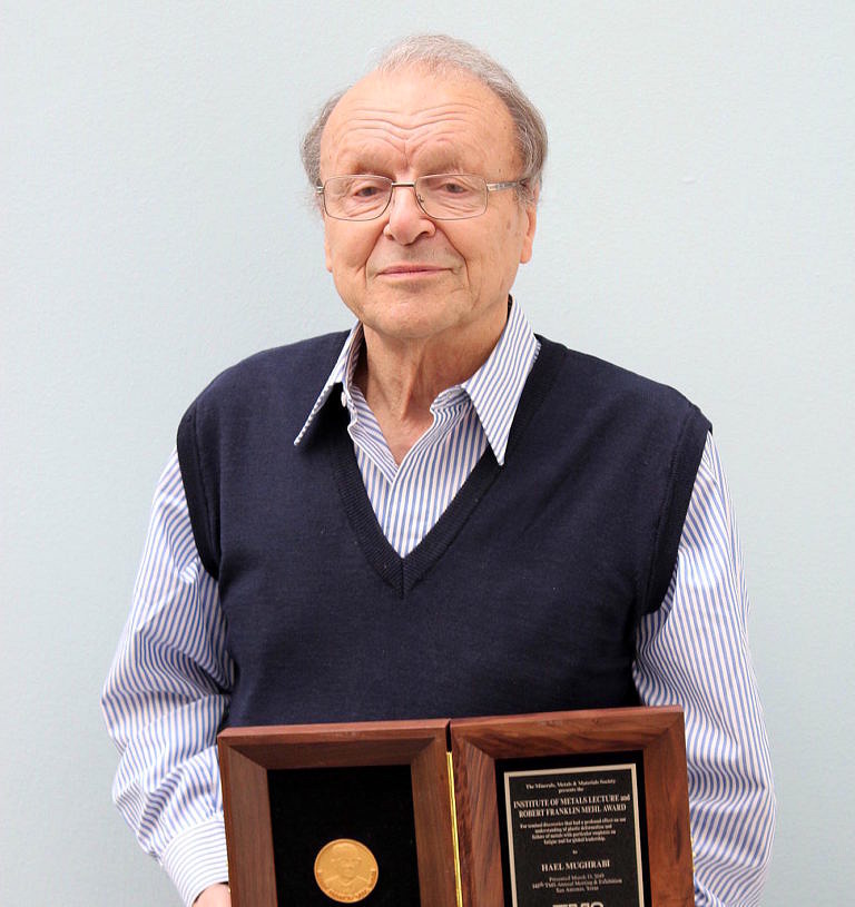 Prof. em. Hael Mughrabi receives Robert Franklin Mehl Award