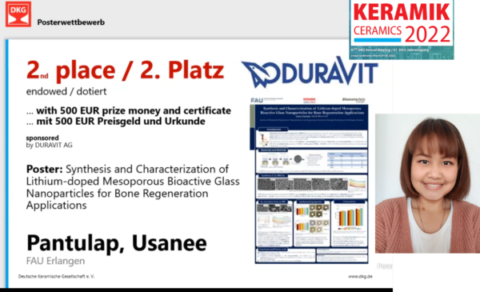 Towards entry "WW7 Phd student wins Ceramics 22 poster award"