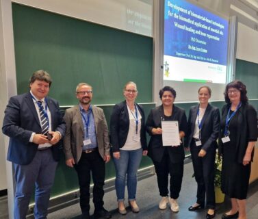 Towards entry "Dr. Irem Unalan (WW7) receives Best Doctoral Thesis Award 2023 of the German Society for Biomaterials (DGBM)"